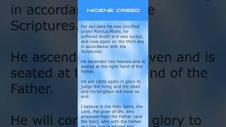 Nicene Creed [upl. by Znarf]