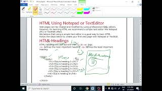 HTML LECTURE  3 NOTEPAD OR TEXT EDITOR IN HTMLECL365CLASSES [upl. by Debbee]