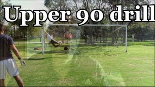 Goalkeeper Training Power Dive [upl. by Cathlene8]