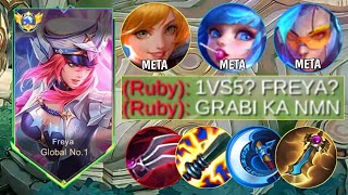 FREYA USERS TRY THIS BUILD TO DESTROY META HEROES  FREYA BEST BUILD 2024  MUST WATCH  MLBB [upl. by Idell979]