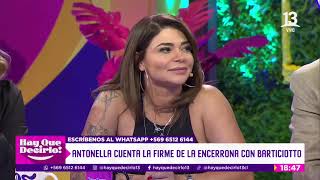 Antonella Ríos aclara su relación con Marcelo Barticciotto  Hay que decirlo  Canal 13 [upl. by Emmalee]