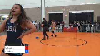 57 Kg Consolation Nanea Estrella Team Hawaii Vs Leilah Castro Team Ohio [upl. by Amie]