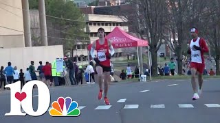 Runners take off for the 2022 Covenant Health Knoxville Marathon [upl. by Deryl]