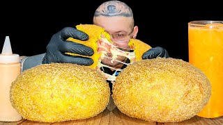 531 ASMR COMENDO BOMBA DE CALABRESA E QUEIJO  MUKBANG BRASIL [upl. by Verena]