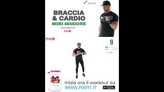 Allenamento Veloce Braccia e Spalle Con Cardio Senza Salti [upl. by Adnuahsar535]