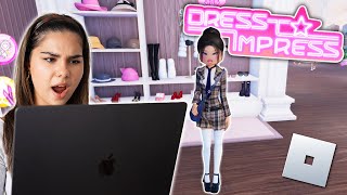 Playing DRESS TO IMPRESS on Roblox [upl. by Drislane]