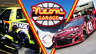 Exploring Las Vegas Motor Speedway  Neon Garage Pit Road and More [upl. by Akima]