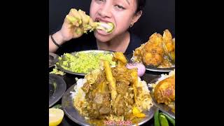 Eating sepsy matton carry chiken rice🔥🔥🔥mukbang eating shortvideo food shortvideo [upl. by Simetra]