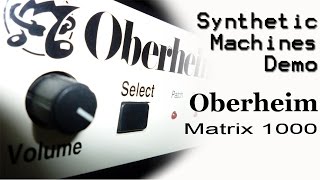 Oberheim Matrix 1000 [upl. by Arraik15]