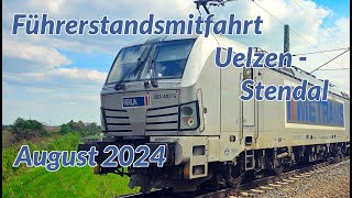 Führerstandsmitfahrt Uelzen  Stendal [upl. by Sidra]