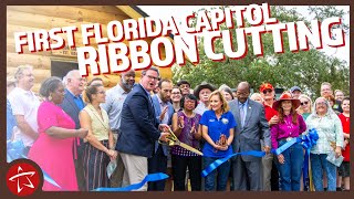 First Florida Capitol Bicentennial Replica Ribbon Cutting [upl. by Pinchas]