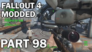 Precipice of War Walkthrough  Getting The Vertibird  Fallout 4 Modded Gameplay Run Part 98 [upl. by Wimsatt]