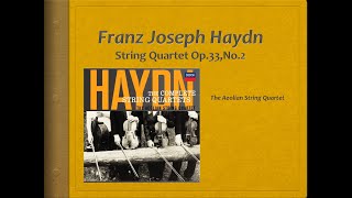 Haydn String Quartet Op 33 no 2  Video Score  Aeolian Quartet [upl. by Nollat406]