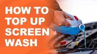 How to Top Up Your Screenwash [upl. by Gayel]