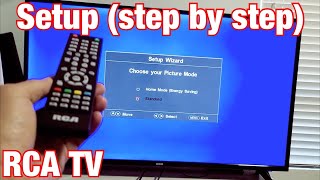 RCA TV How to Setup step by step [upl. by Ume]