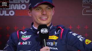 F1 Post Sprint Race Drivers Press Conference  Sau Paulo GP 2024 [upl. by Aizek]