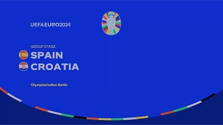 UEFA EURO 2024  Spain vs Croatia  EA FC 24  PS5™ 4K60 [upl. by Adiuqal]