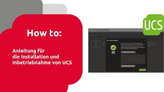 Anleitung für die Installation und Inbetriebnahme von UCS [upl. by Llennahs]