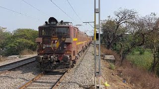 The Ageless Old Workhorse Legendary BSL WAG5 Twins Led Container Freight Speeds Towards Lonavala [upl. by Anerom]