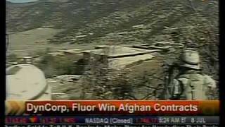 DynCorp Fluor Win Afghan Contracts  Bloomberg [upl. by Aneelahs995]