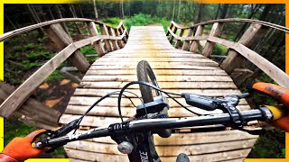 This Bike Park Has No Lift But it Rivals Whistler 🔥  Sentiers Du Moulin [upl. by Avelin]