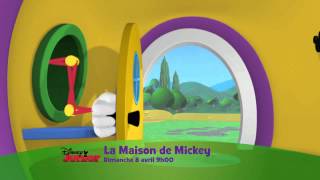 Disney Junior  La Maison de Mickey la chasse aux oeufs de Pâques  Dimanche 8 Avril à 9H00 [upl. by Evangelina]