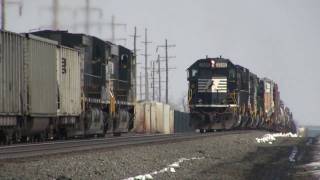 Three Trains at a Busy CP Prescott [upl. by Wasserman]