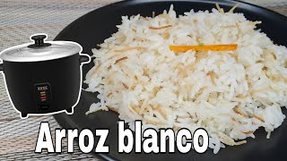 Delicioso ARROZ BLANCO 🍚 EN ARROCERA ELECTRICA MUY FACIL Y RAPIDO DANBAR PRESENTA [upl. by Eiralih]