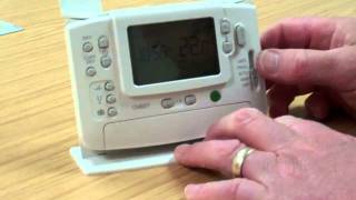 How to bind a Honeywell Chronotherm Thermostat [upl. by Yraillih899]