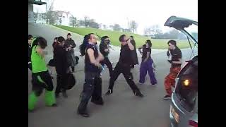 Cybergoth Dance Party Alternative Footage [upl. by Oel]