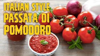 Italian Style Passata🍅 Tomato Sauce The Easy Peasy Way 🍎 [upl. by Zeph66]