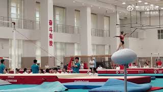 Zhou Yaqin 2024 Olympic Trials Beam [upl. by Brennen]