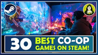 30 BEST COOP GAMES on Steam [upl. by Ynattir]