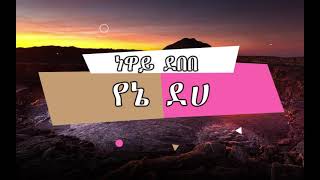 Neway Debebe  Yene Dehaነዋይ ደበበ  የኔ ደሀLyrics Video [upl. by Anoved]