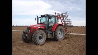 Massey Ferguson 6480 avec herse à ALTORF [upl. by Durware]