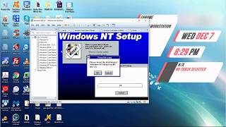 INSTALLING WINDOWS NT 31 IN VMWARE WORKSTATION [upl. by Odawa]