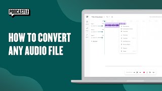 Convert Any Audio File With Podcastle [upl. by Ciapas660]