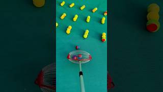 🎾🎾Ball Hawk Fast and Easy Tennis Ball Pickup smalleyes funny smallball hiddenballtrick [upl. by Akimahc]