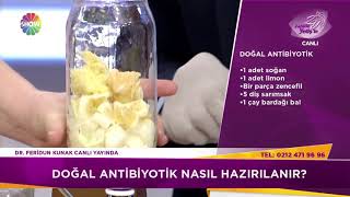 Evde doğal antibiyotik tarifi [upl. by Alemac]