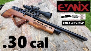 Evanix RAPTOR 30 SemiAuto Bullpup PCP Rifle Full Review   Power amp Accuracy Test [upl. by Amimej323]