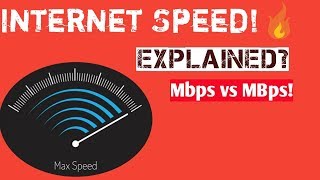 Internet Speed Explained  How Fast Is Your Internet  MBps vs Mbps [upl. by Iggep]