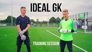 Goalkeeper Training with the IDEAL GK  Keeping Goals S3Ep52 [upl. by Auqenat]