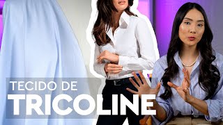 O que é um Tecido TRICOLINE e o que fazer com este Tecido de ALGODÃO [upl. by Beverlee]