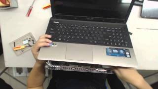 Vệ sinh Laptop Asus K55 [upl. by Eellek673]