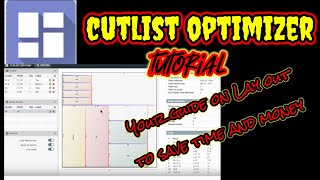 CutList Optimizer Tutorial Beginners guide to lay out and planning [upl. by Atnima144]