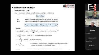 Aula online sobre Cisalhamento em Lajes [upl. by Siron]