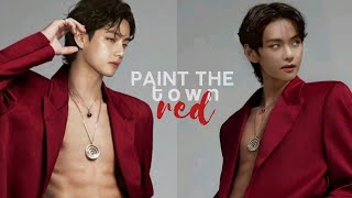 Kim Taehyung  Paint The Town Red  FMV [upl. by Yllatan]