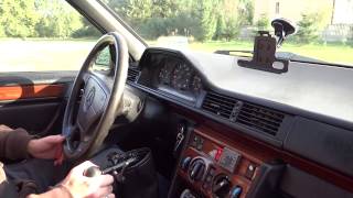 Mercedes W124 E200D Automat Ręczny gaz i hamulec RGH 2 [upl. by Crotty266]