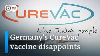 47 efficacy Did Germanys CureVac vaccine ultimately fail  DW News [upl. by Jariv]