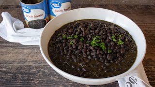 The Best Canned Black Beans Recipe  How To Cook Canned Black Beans  Episode 246 [upl. by Atalaya195]